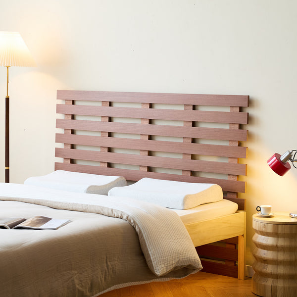 SOROYA - Kopfteil des Bettes 160 aus Holz mit Walnuss-Finish