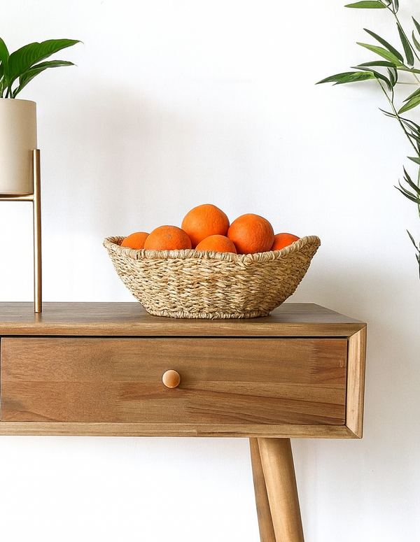 ELSA - Korb aus Naturfasern braun