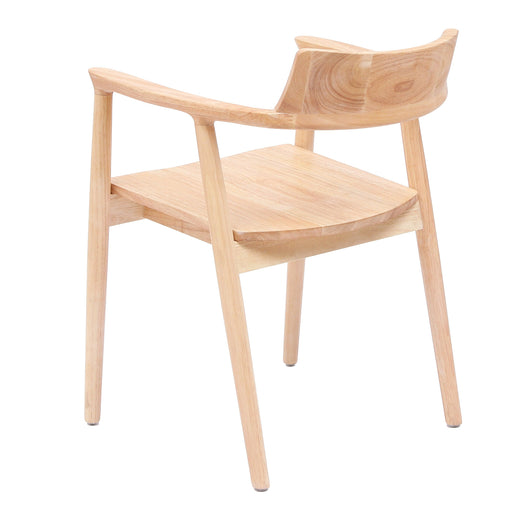 Esszimmerstühle (2er Set) aus Massivholz mit Armlehnen