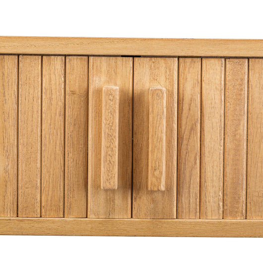 Konsolentisch aus Metall und Holz