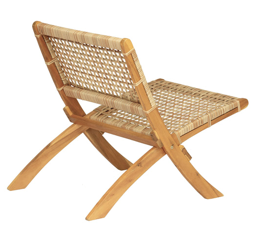 Sessel aus massivholz und Seil