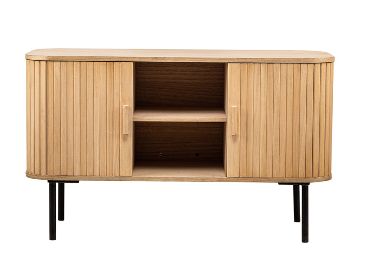 TV-Möbel mit 2 Türen aus Holz und Metall